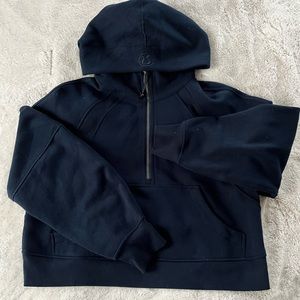 lululemon Navy Oversized 1/2 Zip Scuba